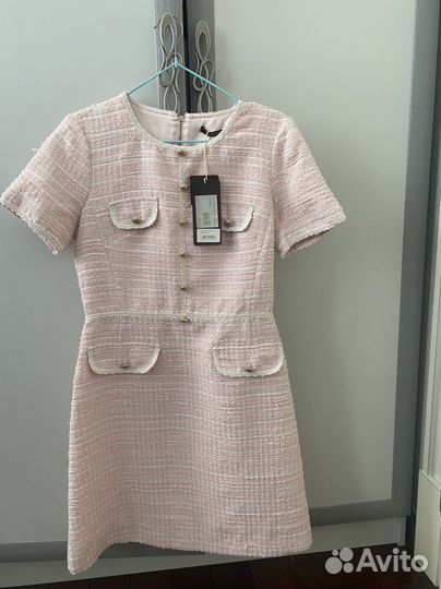 Платье твид новое