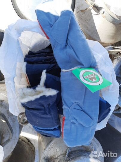 Руковицы СССР натуральная овчина