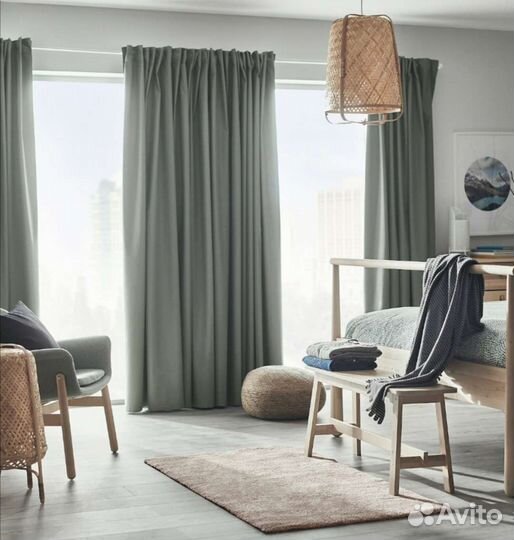 Портьера Блэкаут IKEA новая