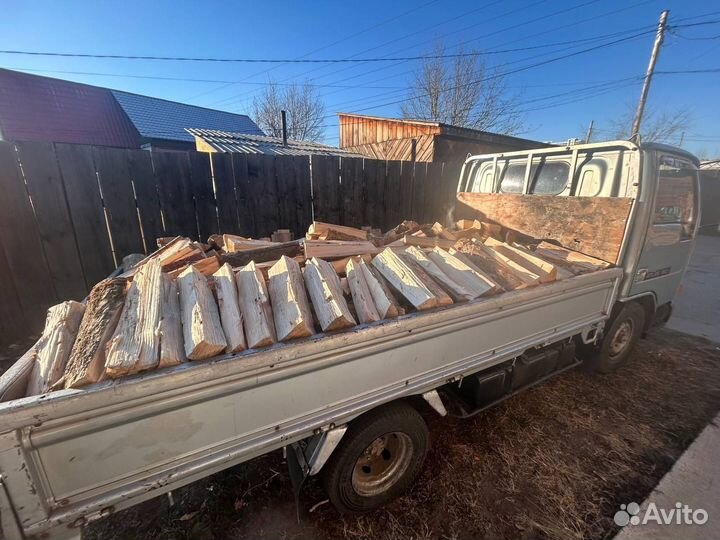 Дрова колотые/чурками с бесплатной доставкой