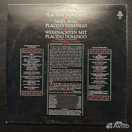 Placido Domingo – Christmas With Placido Domingo