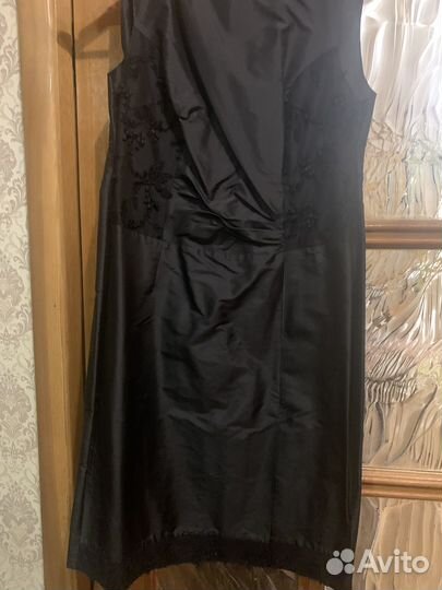 Вечернее платье 48 размер черное