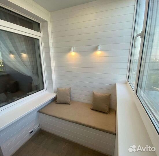 Отделка, Остекление, Утепление Балконов под ключ