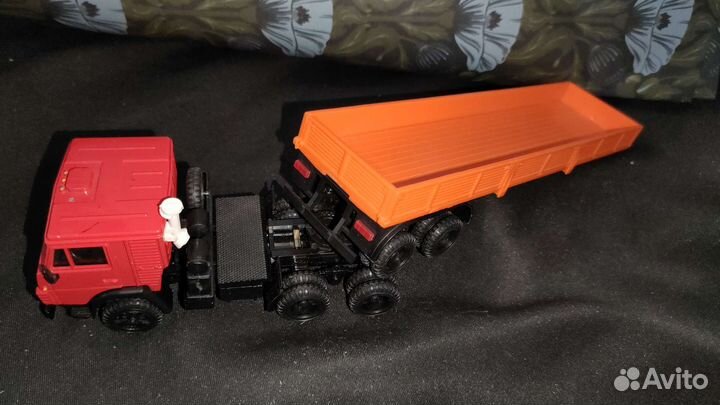 Модель камаз 5410 с прицепом