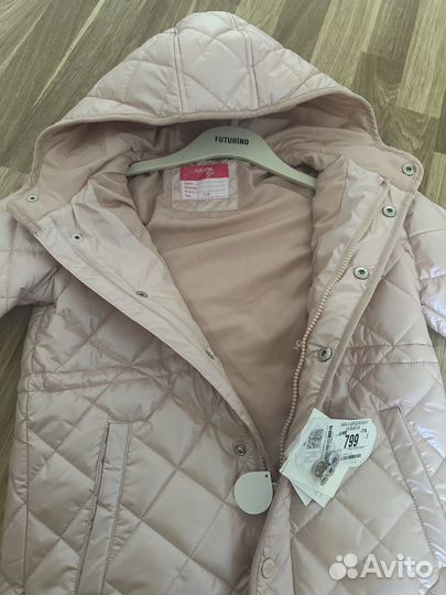 Пальто весеннее для девочки 128