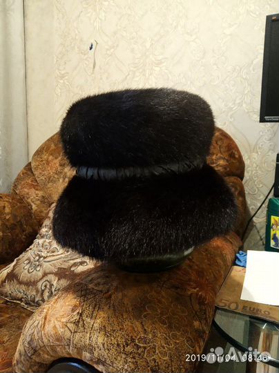 Шапка норковая женская