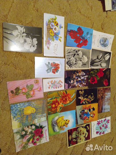 Открытки поздравительные СССР