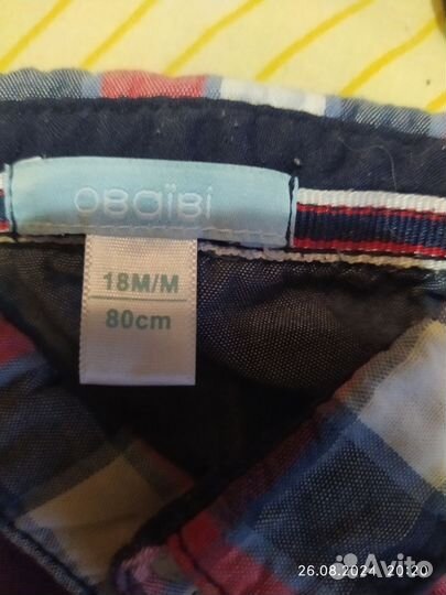 Джинс костюм на девочку 80