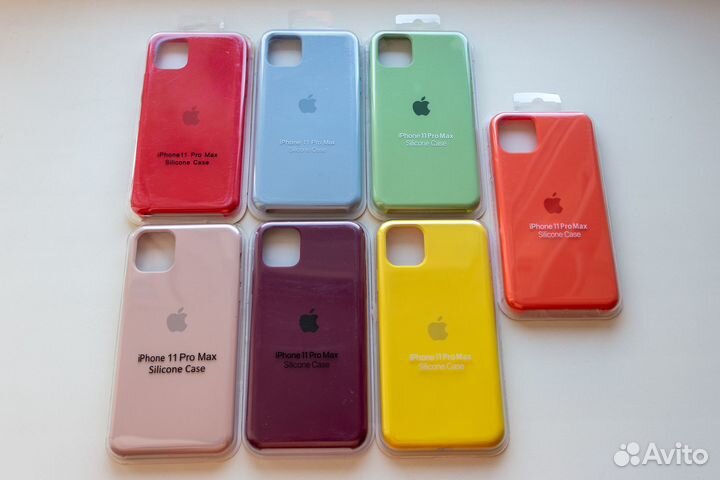 Силиконовые чехлы для iPhone 11 Pro Max