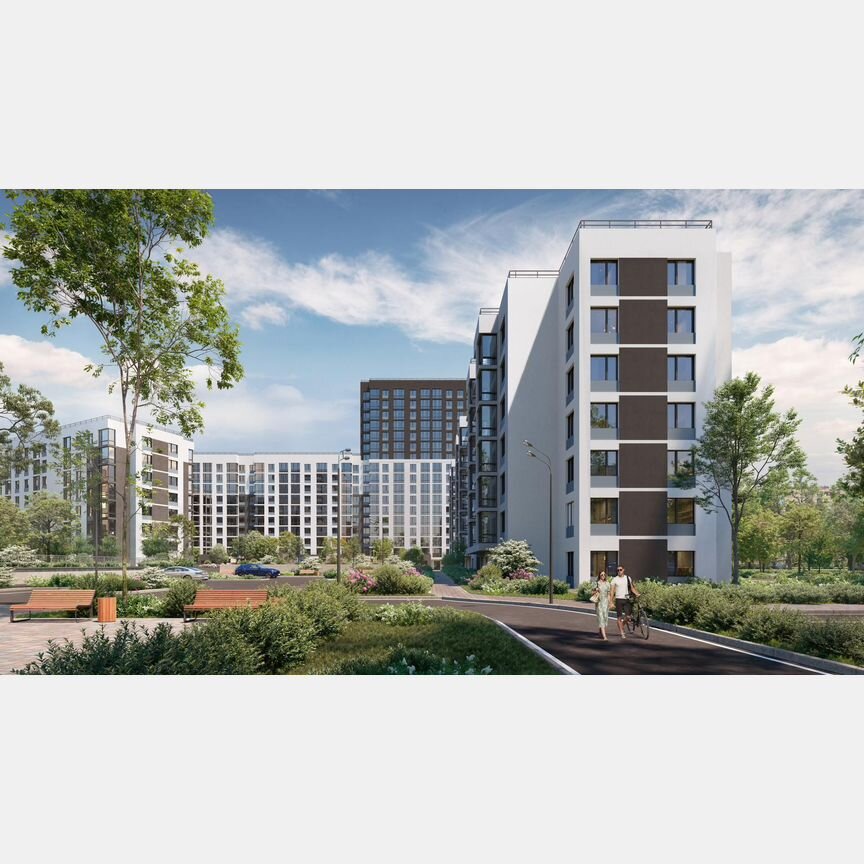 1-к. квартира, 34,8 м², 10/17 эт.