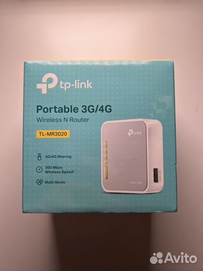 Wi-Fi Роутер TP-Link TL-MR3020(с поддержкой 3G/4G)
