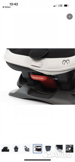 Автокресло категория 1-2 carmate swing moon