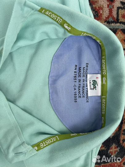 Футболка polo lacoste