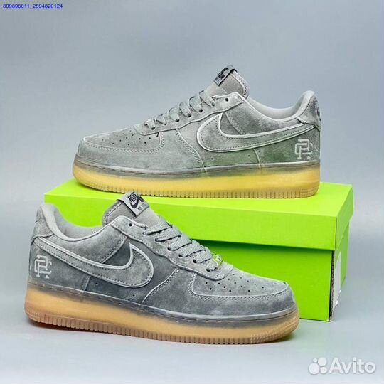 Кроссовки Nike Air Force 1 Grey (Арт.63838)