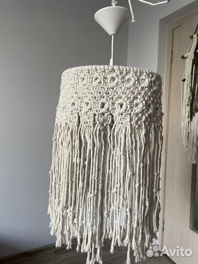 Абажур макраме