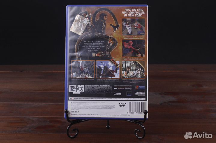 PS2 Spider Man 2 PAL Лицензия На Итальянском Языке