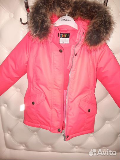 Парка/куртка для девочки теплая