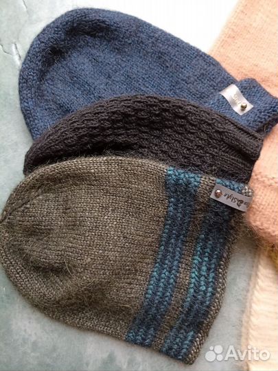 Шапки вязаные ручная работа