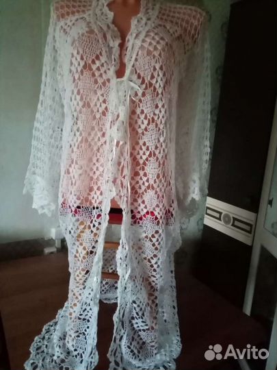 Халат- порео, ажурный