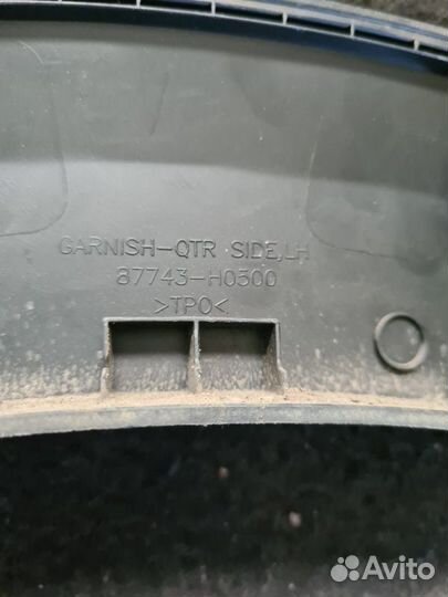 Молдинг на крыло задний левый Kia Rio X-line 4