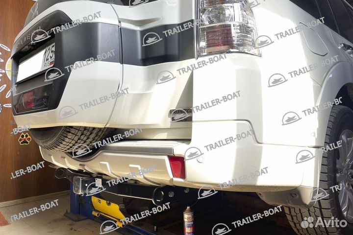 Фаркоп Mitsubishi Pajero 3 1999-2006, под квадрат, 29954