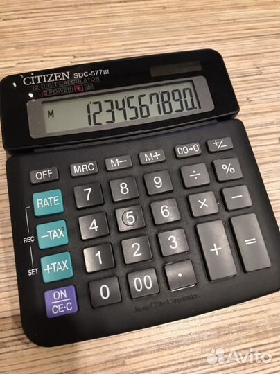 Калькулятор citizen sdc-577