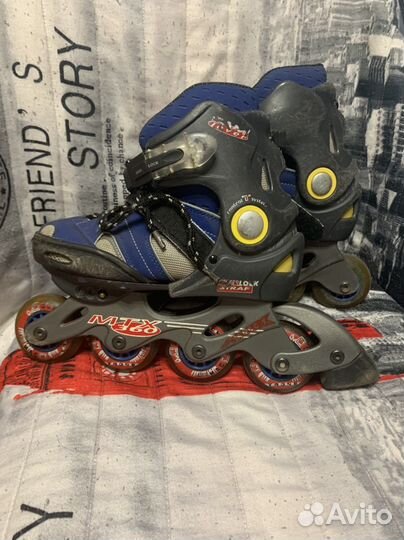 Детские ролики и защита 32 35