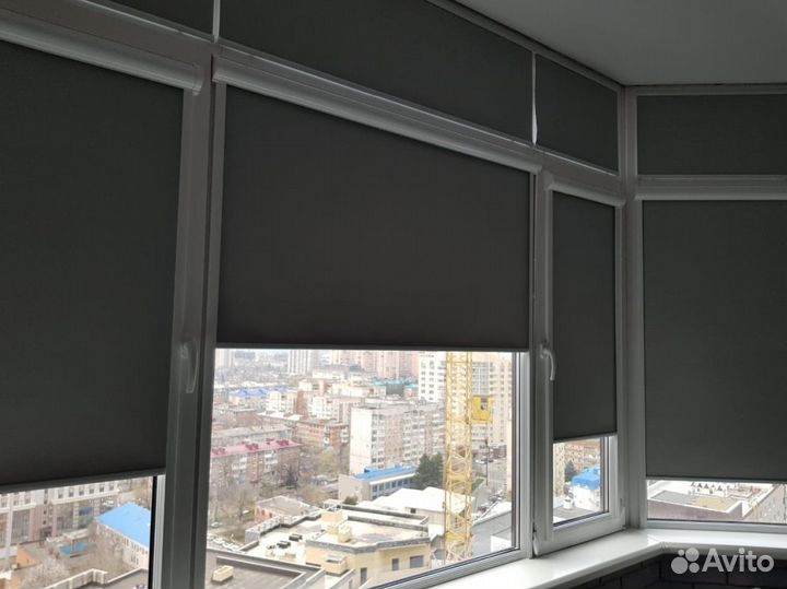 Рулонные кассетные шторы блекаут L0402-T0985