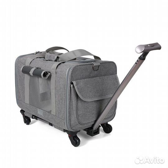 Сумка-тележка переноска 2в1 на колесах