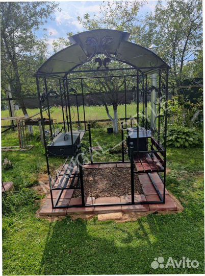 Мангал с крышей