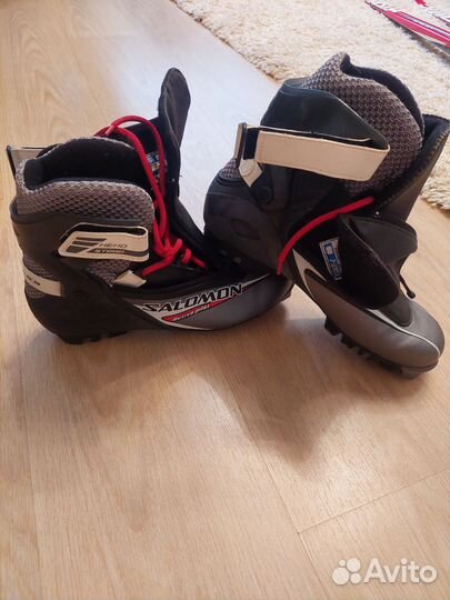Ботинки salomon для беговых лыж, коньковый стиль