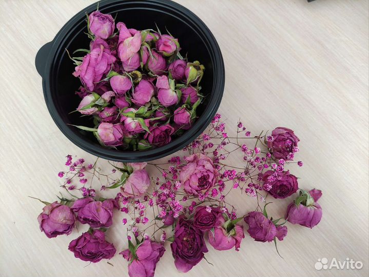 Розы сушеные для рукоделия