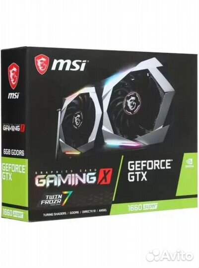 Видеокарта msi 1660ti gaming x