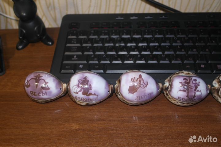 Ракушки, шкатулка, набор интерьерный, подставка