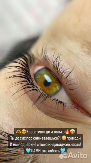 Ламинирование ресниц InLei+SPA уход