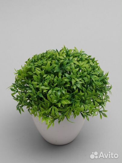 Искуственные цветы в горшке, растения для декора