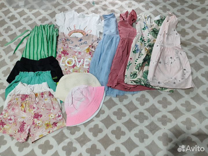 Вещи для девочки пакетом 98/104 HM