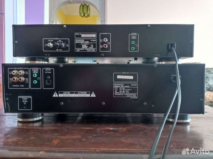 Cd проигрыватель и стерео тюнер Kenwood