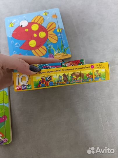 Кубики и пазлы детские