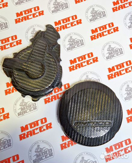 Защитные карбоновые крышки двигателя KTM