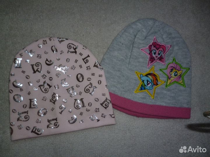 Шапка 3 шт.+ снуд для девочки весна/холодное лето