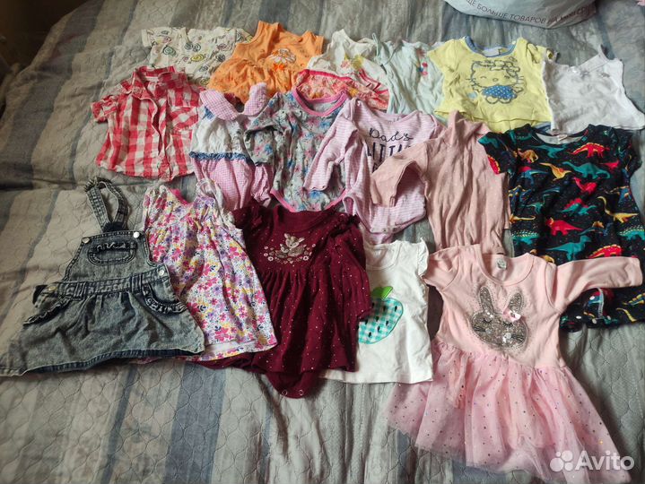 Огромный пакет вещей на девочку 3-9 месяцев
