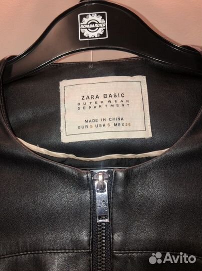 Zara новые косухи (бардовая и черная)