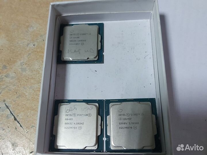 Процессоры LGA 1200 Core i3/ i5/i7 не рабочие