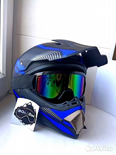 Мото очки новые,мото шлем кроссовый,мотошлем новый