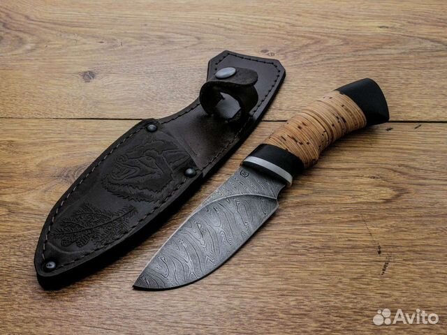 Нож Разделочный-2 из дамасской стали