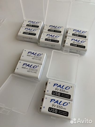 Аккумулятор-2шт krona 9v Palo