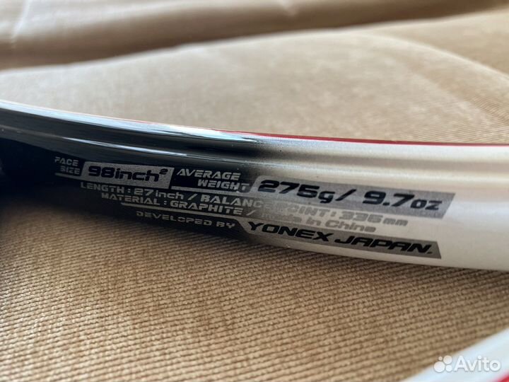 Ракетка теннисная yonex vcore xi team