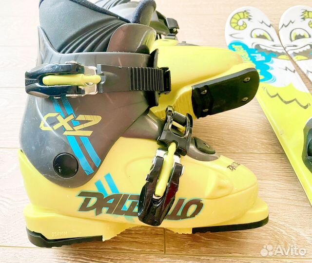 Горные лыжи детские 90 с ботинками и палками