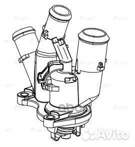 Термостат для а/м Ford Focus II (05) 1.6i (3 п